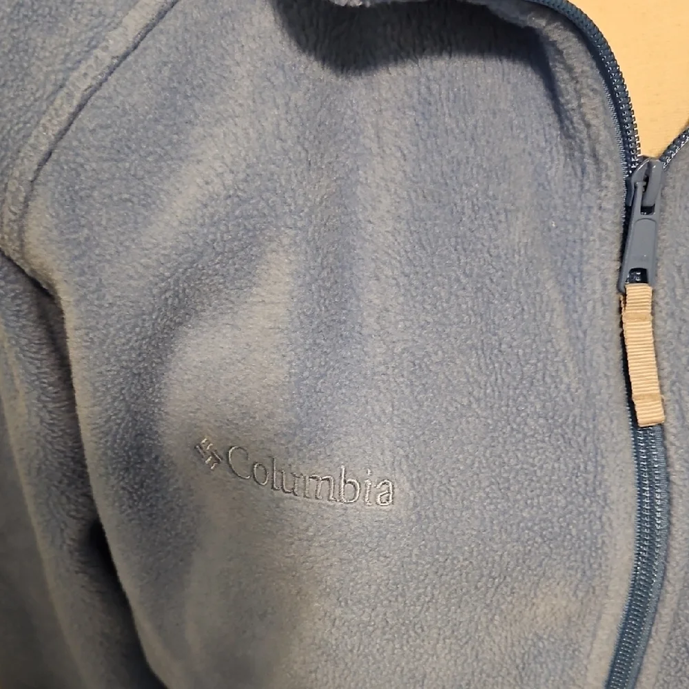 Columbia Women's Light Blue Fleece Jacket - Picture 2 of 7